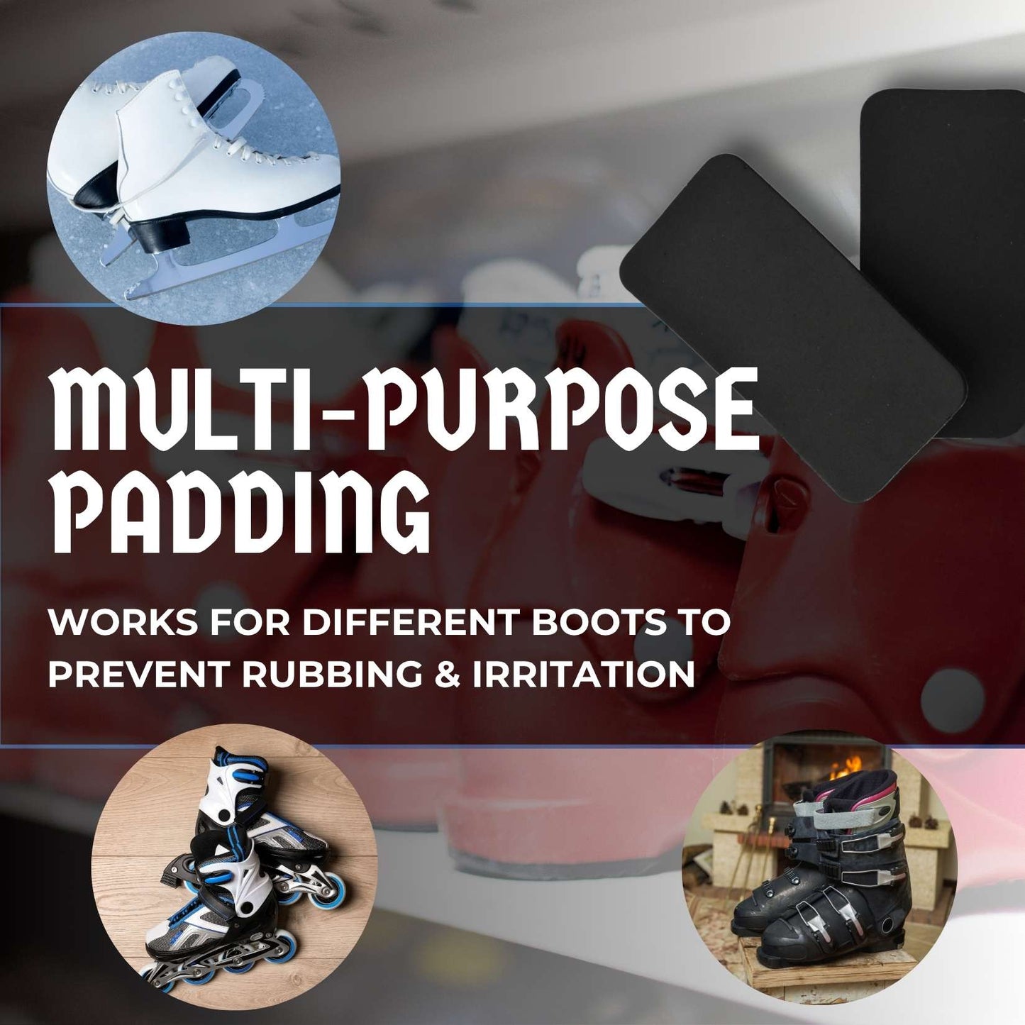Boxum Ski & Snowboard Shin Pads (Sold in Pairs)