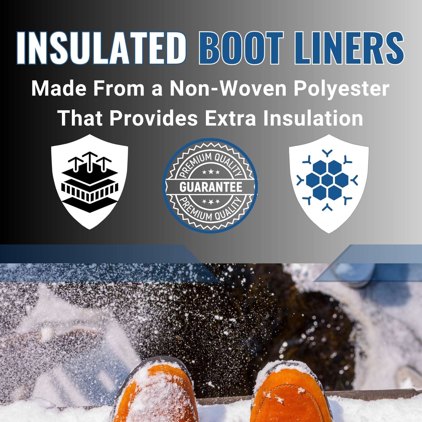Boxum Ski & Snowboard Boot Shim Insoles Inserts