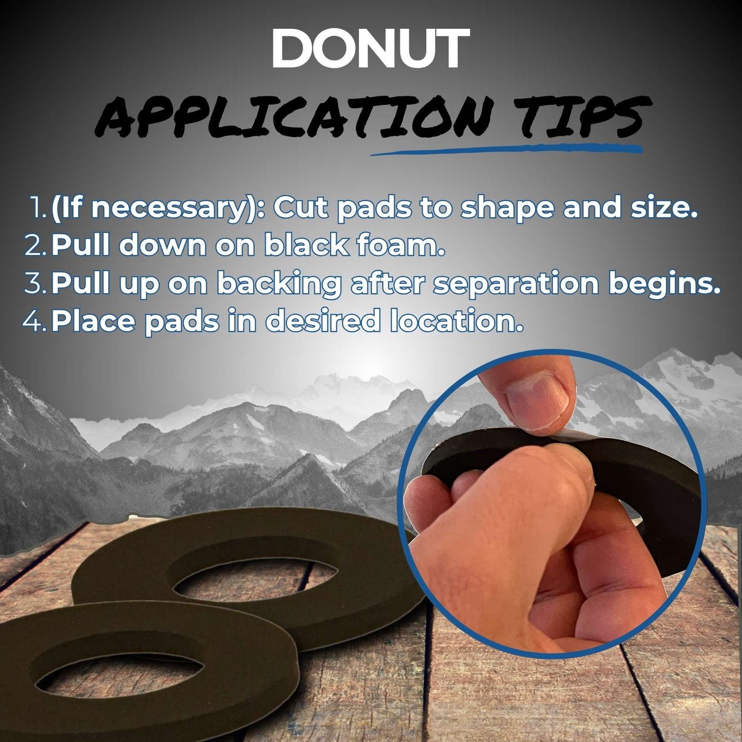 Boxum Ski & Snowboard Ankle Donut Pads (Sold in Pairs)