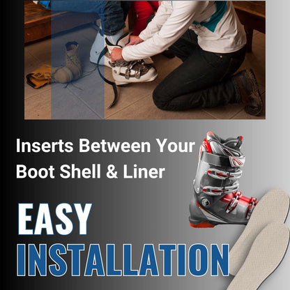 Boxum Ski & Snowboard Boot Shim Insoles Inserts